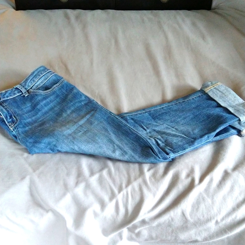 Simply Vera Vera Wang Roll cuff Capri jeans